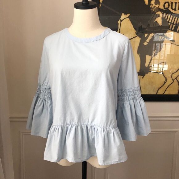 Anthropologie Tops - Anthropologie Maeve Marilla Ruffled Blouse S